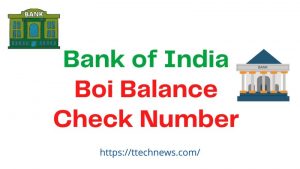 Boi Balance Check Number